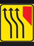 TGS118 Temporary Traffic Deviation Guidance Sign