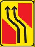 TGS120 Temporary Traffic Deviation Guidance Sign