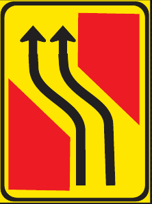TGS120 Temporary Traffic Deviation Guidance Sign