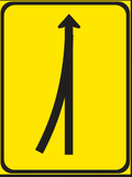 TGS401 Traffic Lane Transition Guidance Sign – Temporary