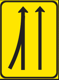 TGS402 Traffic Lane Transition Guidance Sign – Temporary