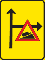 TGS902 Steep Descent Direction Guidance Sign – Temporary