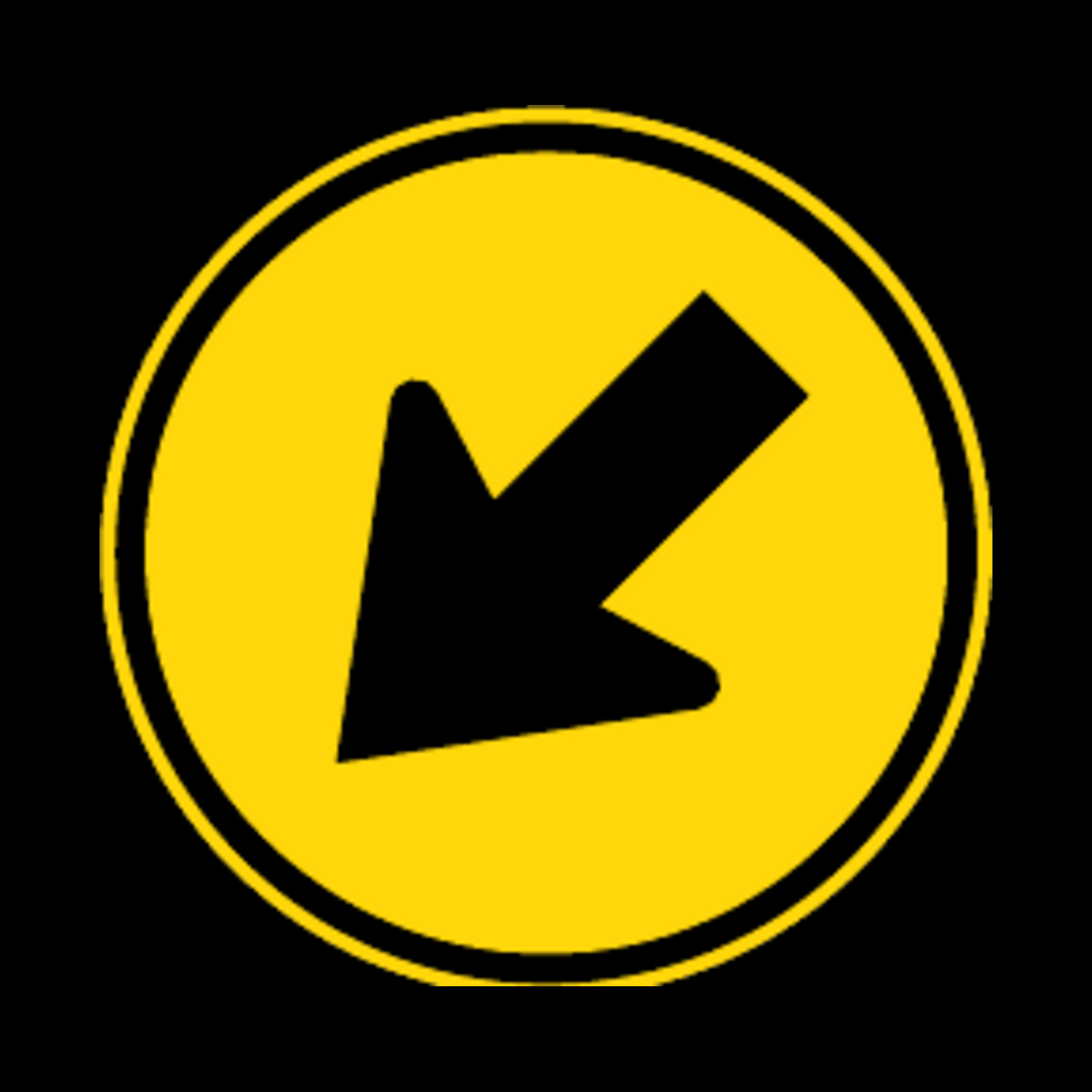TR103 – Keep Left Sign – Temporary