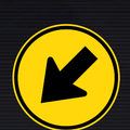 TR103 Temporary Keep Left Sign