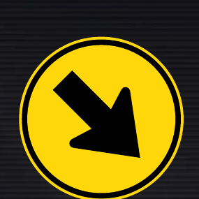 TR104 Temporary Keep Right Sign