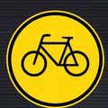 TR111 Temporary Pedal Cycles Only Sign