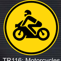 TR116 Temporary Motorcycles Only Sign