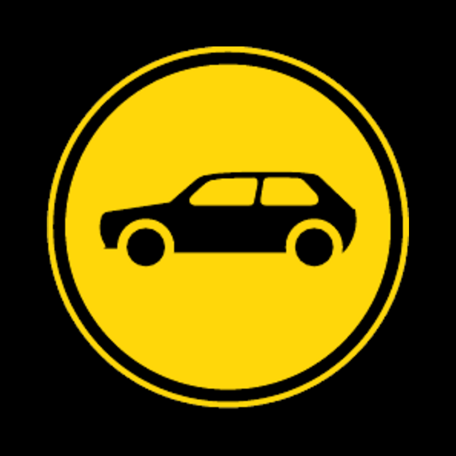 TR117 – Motorcars Only Sign – Temporary