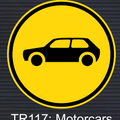 TR117 Temporary Motorcars Only Sign