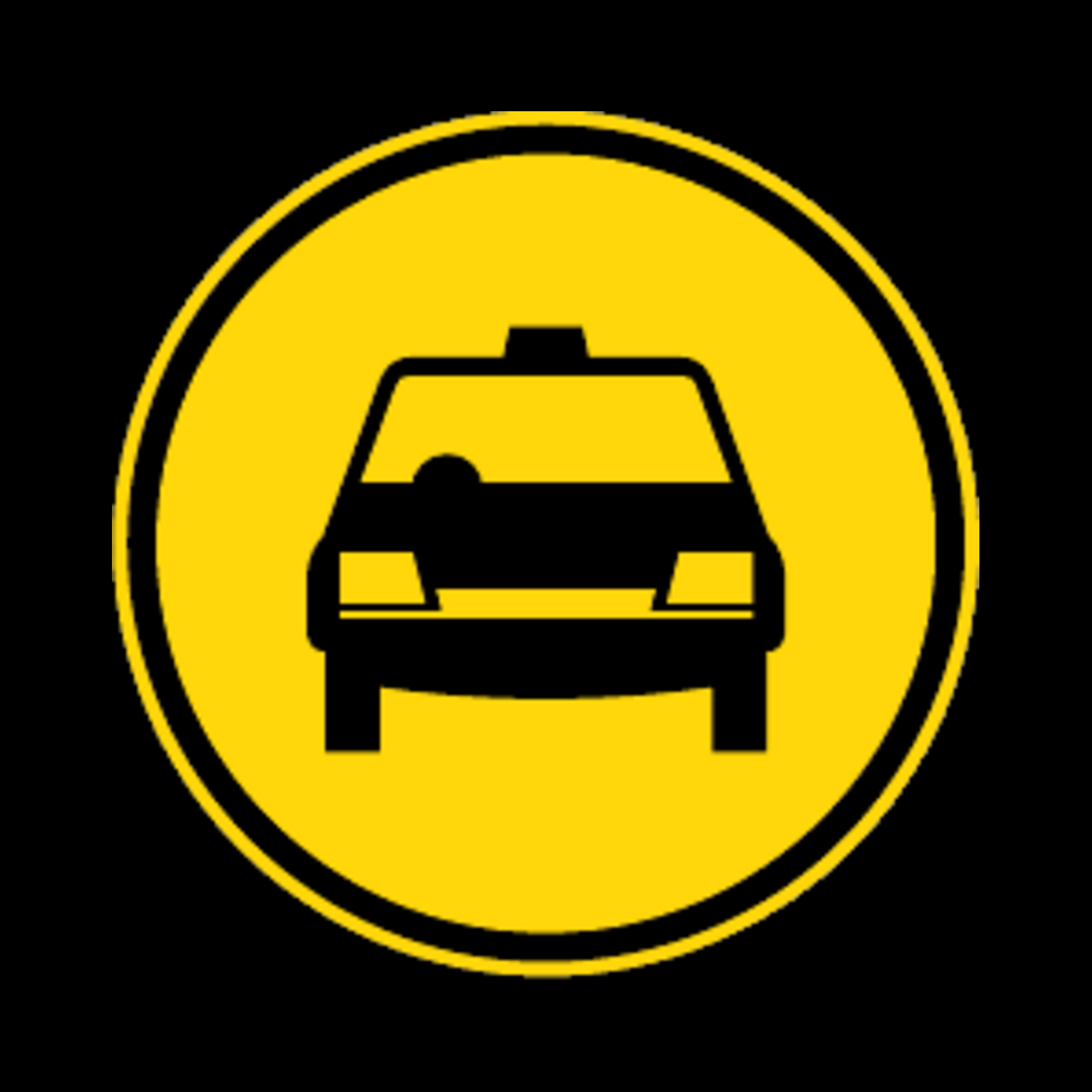 TR118 – Taxis Only Sign – Temporary