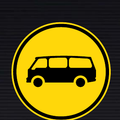 TR119 Temporary Mini-Buses Only Sign