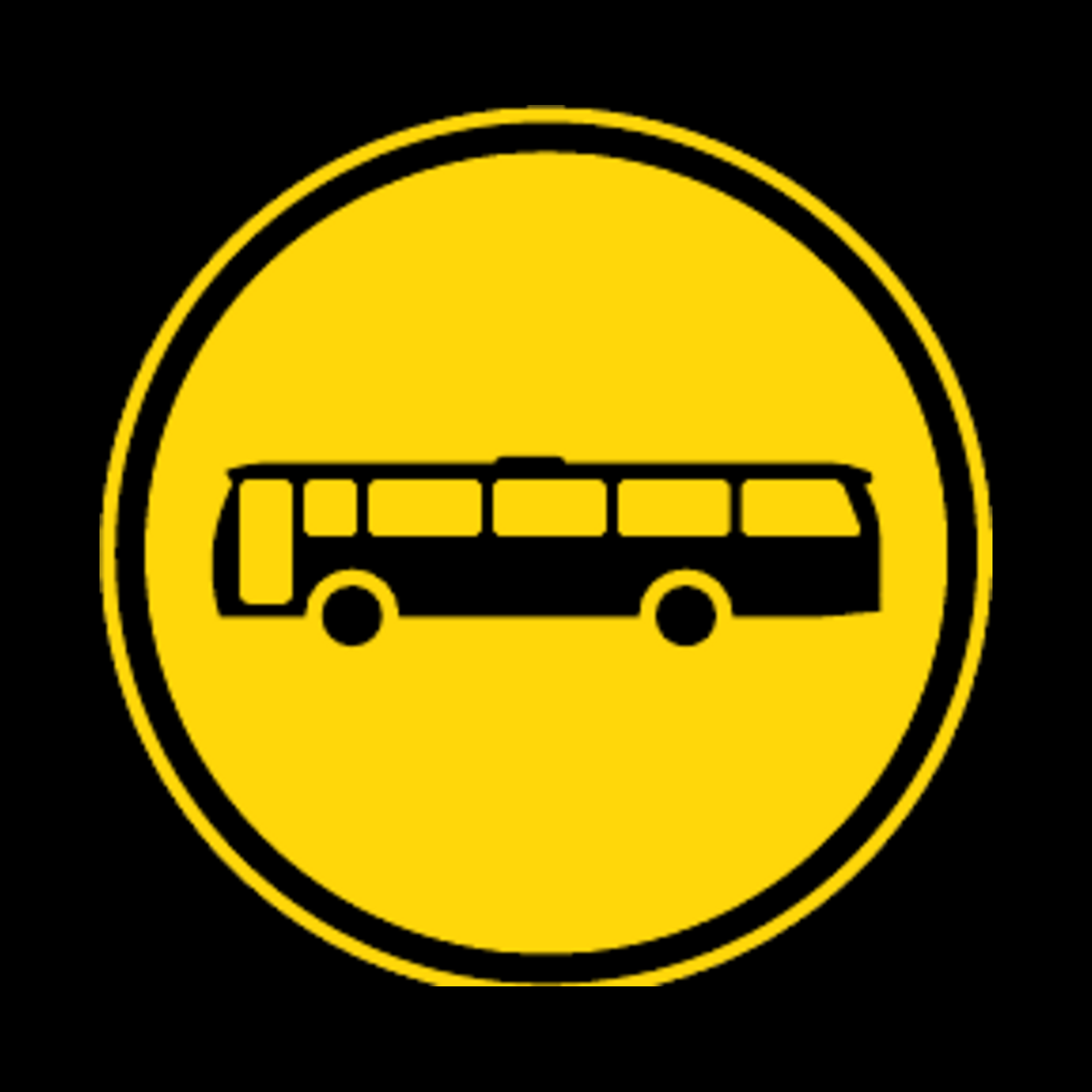 TR121 – Buses Only Sign – Temporary