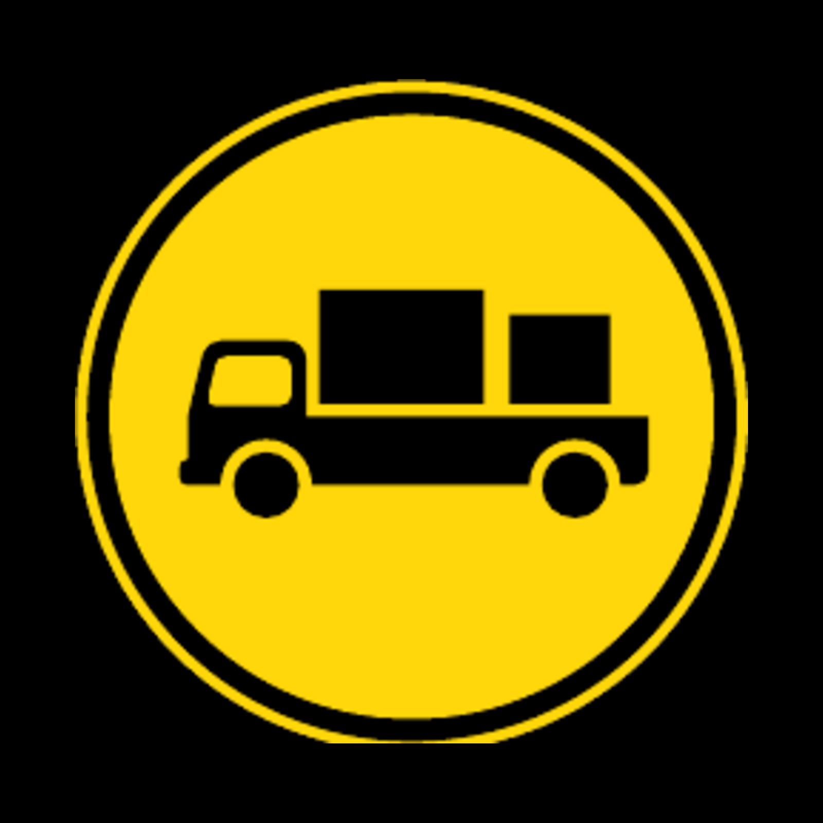 TR122 – Delivery Vehicles Only Sign – Temporary