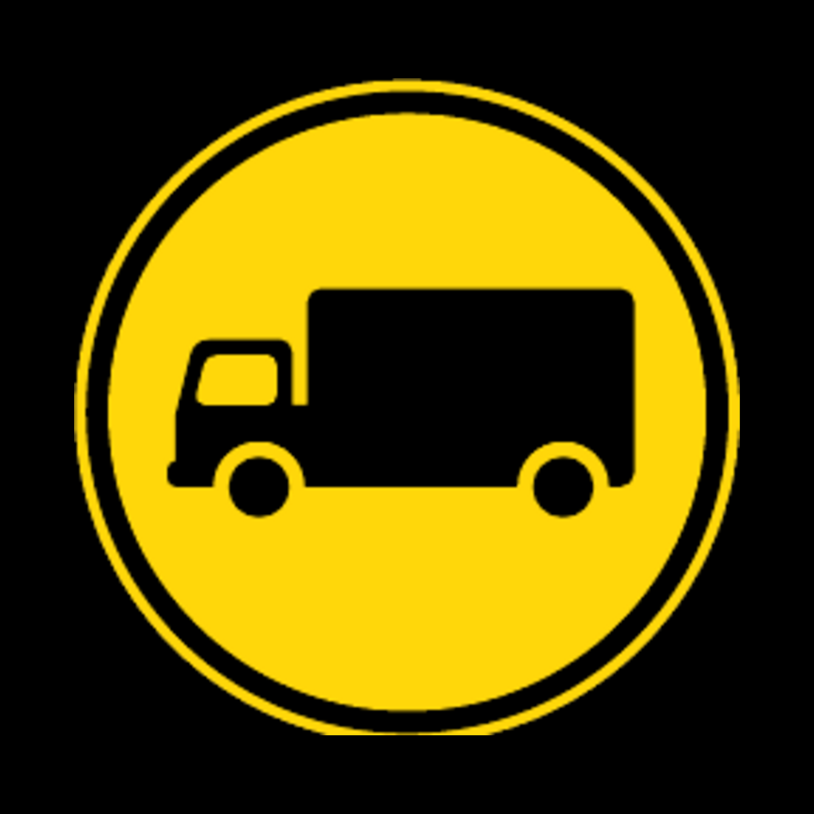 TR123 – Goods Vehicle Only Sign – Temporary