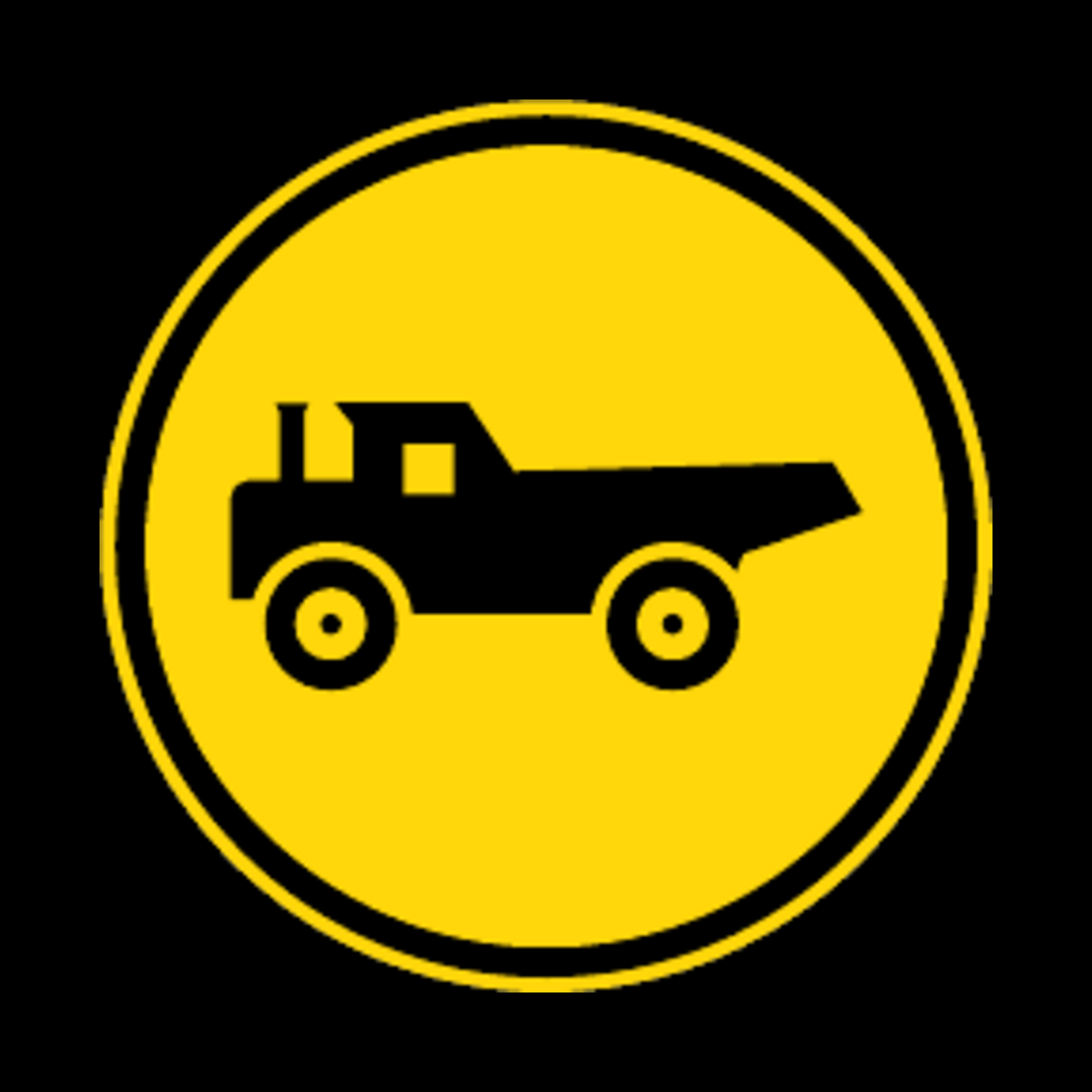 TR125 – Construction Vehicles Only Sign – Temporary