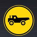 TR125 Temporary Construction Vehicles Only Sign