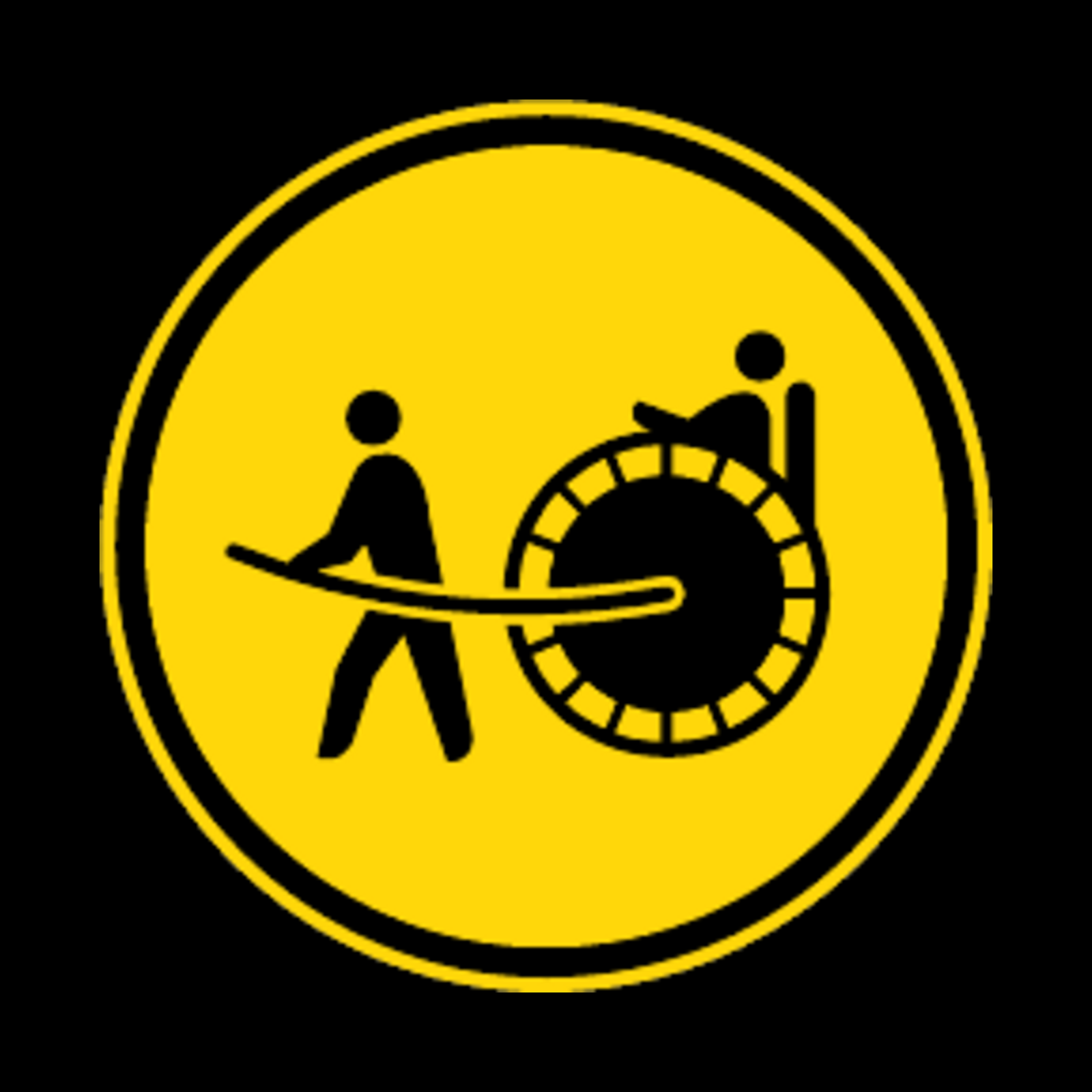 TR128 – Rickshaws Only Sign – Temporary