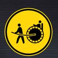 TR128 Temporary Rickshaws Only Sign