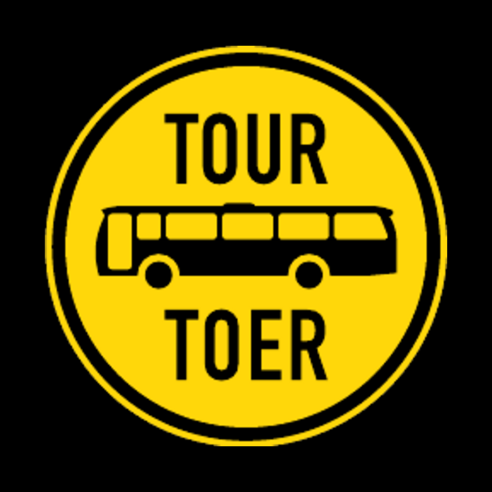 TR129 – Tour Buses Only Sign – Temporary