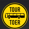 TR129 Temporary Tour Buses Only Sign