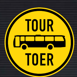 TR129 Temporary Tour Buses Only Sign