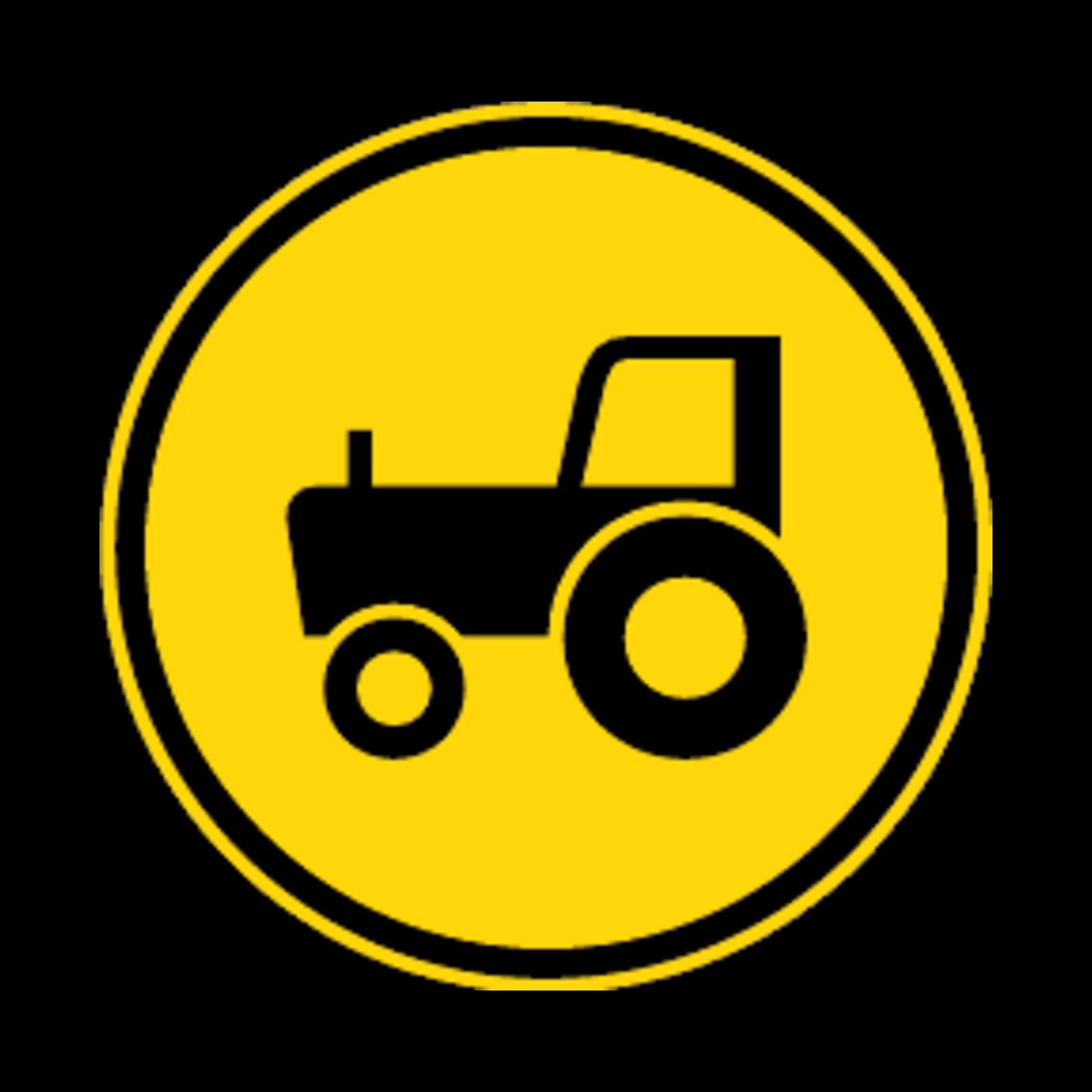 TR130 – Agricultural Vehicles Only Sign – Temporary