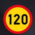 TR201 Temporary Speed Limit Sign – 120 km/h