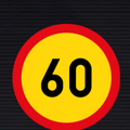 TR201 Temporary Speed Limit Sign – 60 km/h