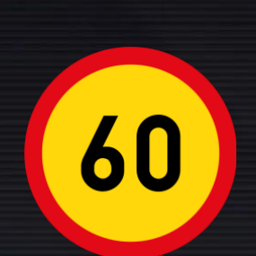 TR201 Temporary Speed Limit Sign – 60 km/h