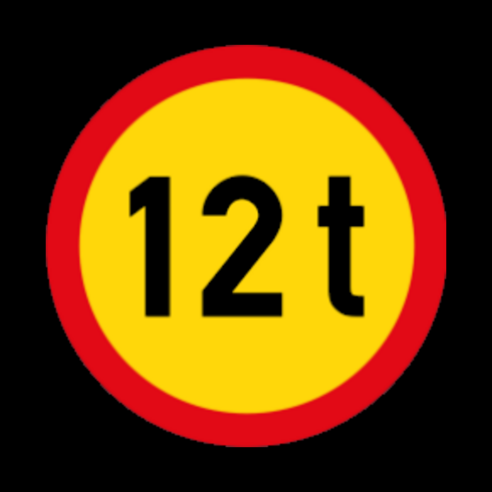 TR202 – Mass Limit Sign – Temporary