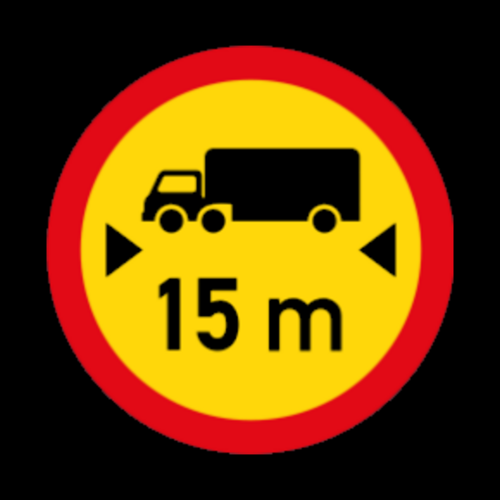 TR205 – Length Limit Sign – Temporary