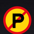 TR216 Temporary Parking Prohibited Sign