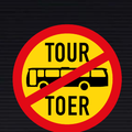 TR235 Temporary Tour Buses Prohibited Sign