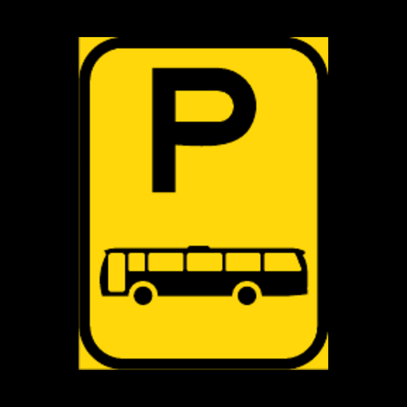 TR301-P – Bus Parking Reservation Sign – Temporary