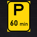 TR306-P Limited Parking Reservation Sign – Temporary