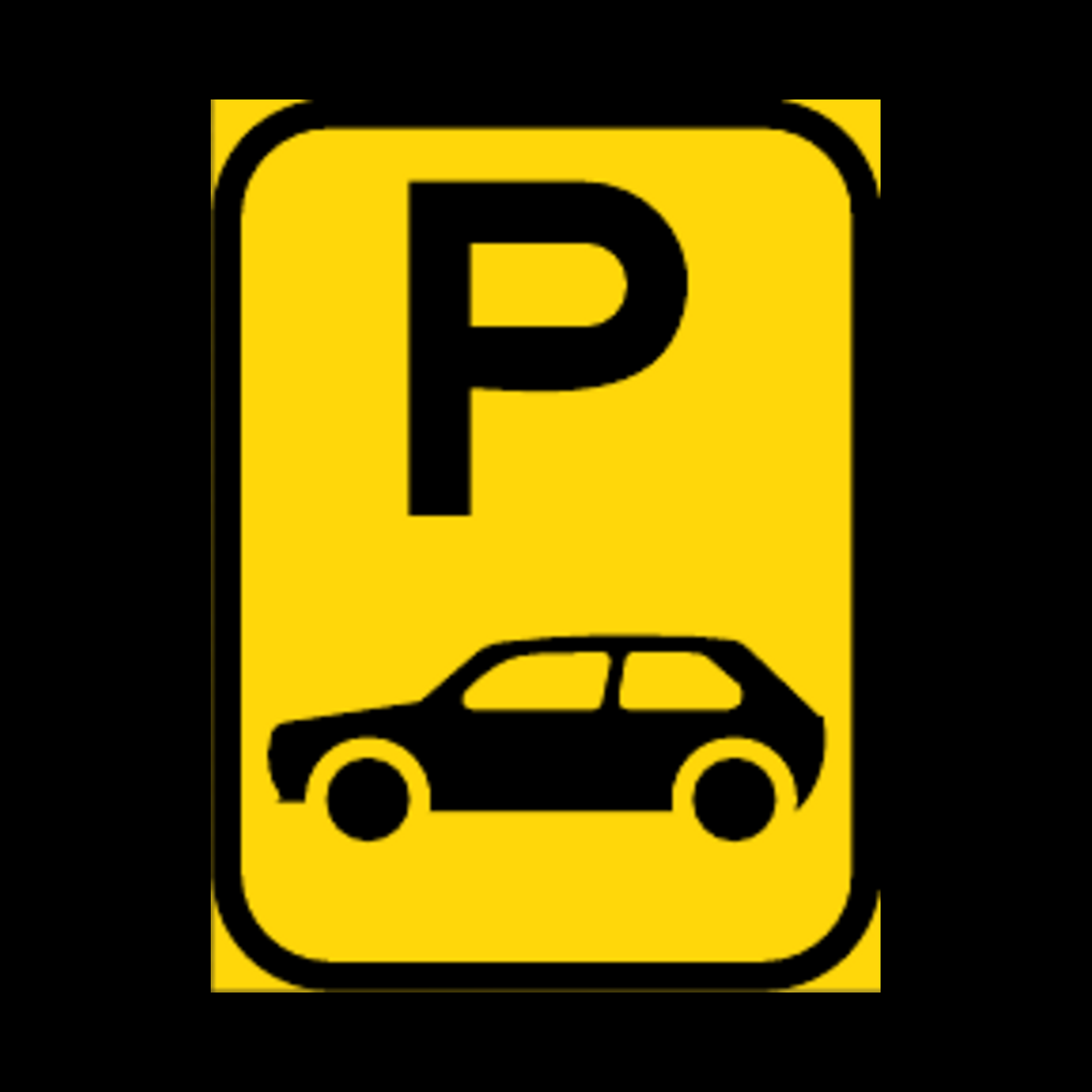 TR308-P – Motor Vehicle Parking Reservation Sign – Temporary