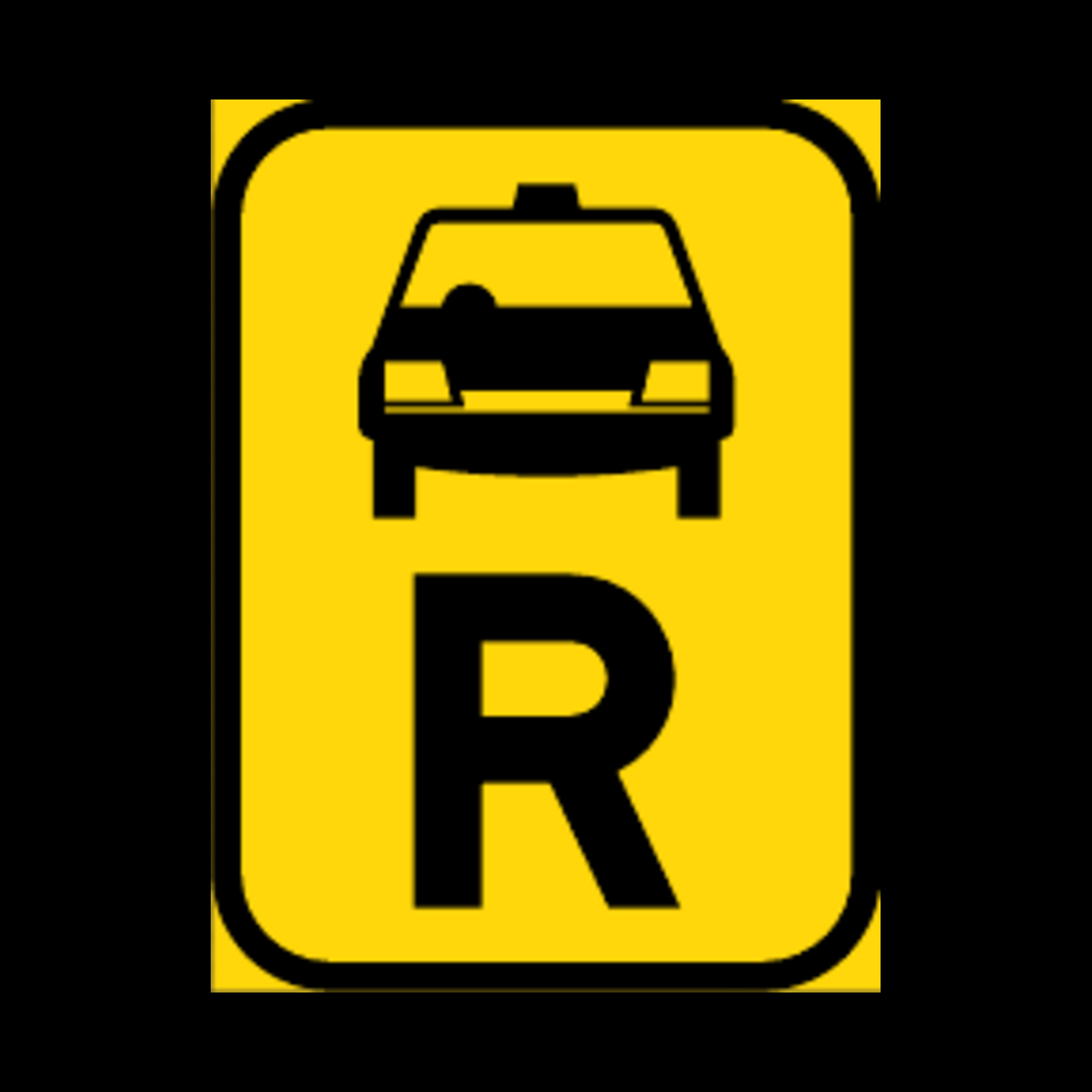 TR309 – Taxi Reservation Sign – Temporary