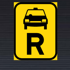 TR309 Taxi Reservation Sign – Temporary