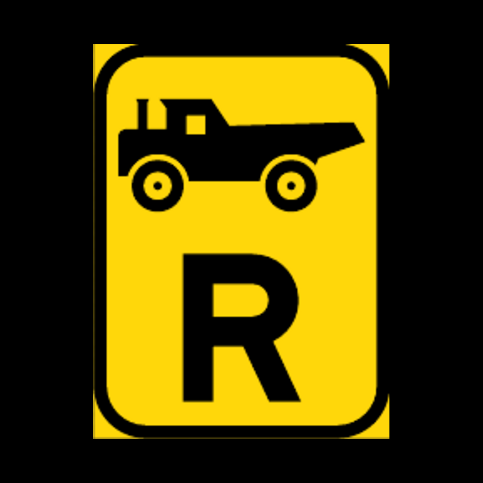 TR315 – Construction Vehicle Reservation Sign – Temporary