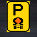 TR316-P Vehicle Conveying Dangerous Substances Parking Reservation Sign – Temporary