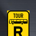 TR319 Tour Bus Reservation Sign – Temporary