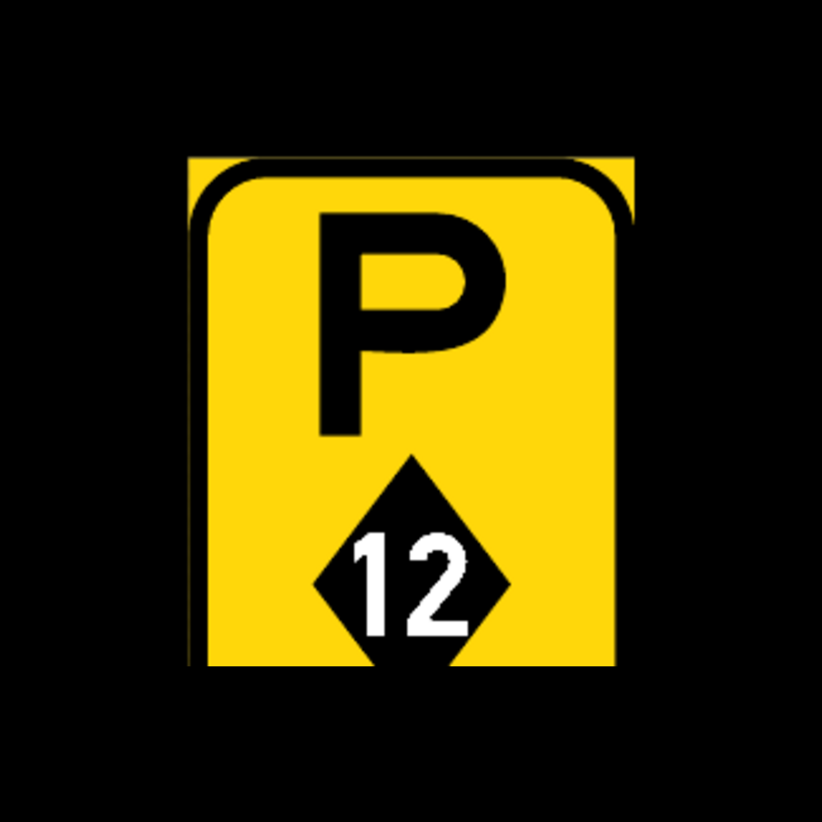 TR320-P – High Occupancy Vehicle Parking Reservation Sign – Temporary