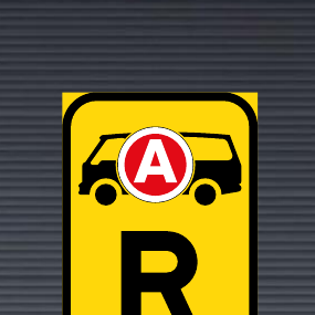 TR321 Ambulance/Emergency Vehicle Reservation Sign – Temporary