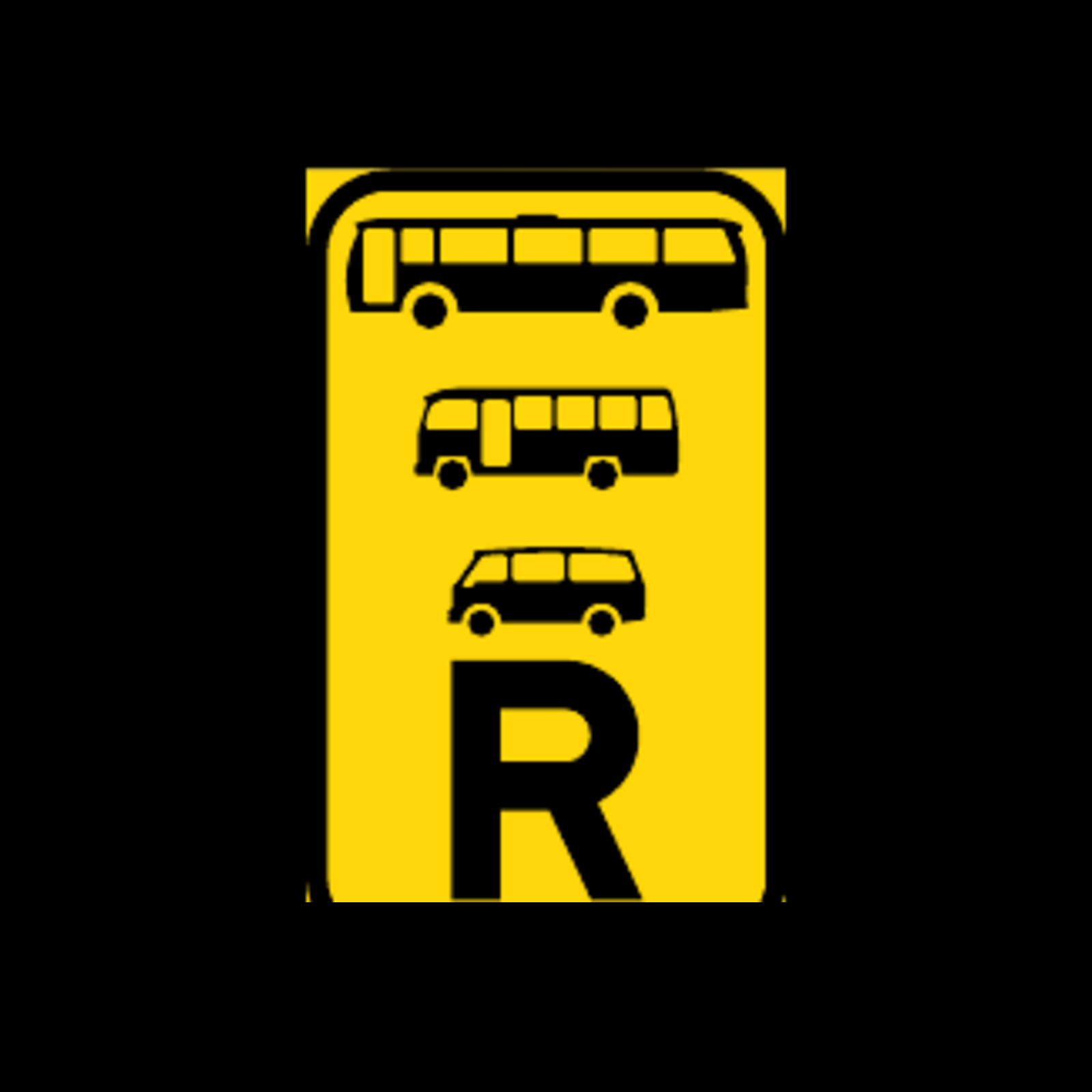 TR333 – Bus, Midi-Bus and Mini-Bus Reservation Sign – Temporary