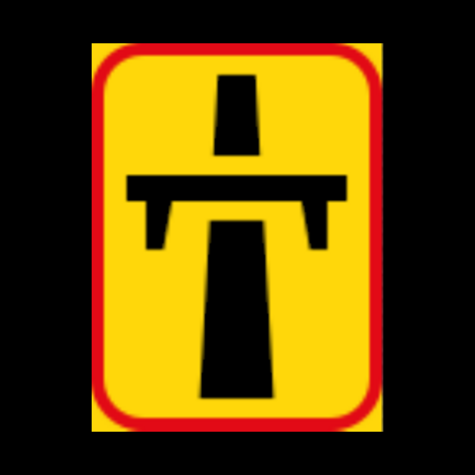 TR402 – Single-Carriageway Freeway Begins Sign – Temporary