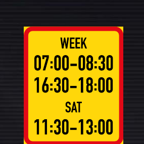 TR504 Three Periods or Days Time Limit Sign – Temporary