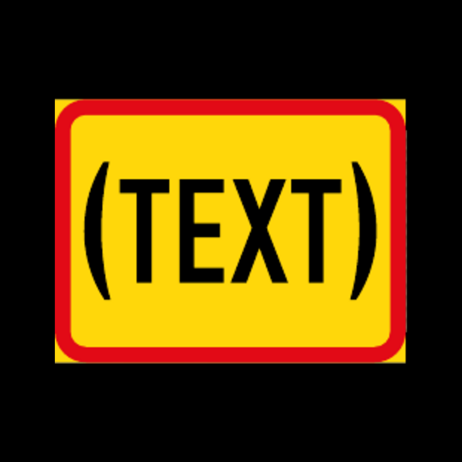 TR531 – Operator Identity (Words) Sign – Temporary