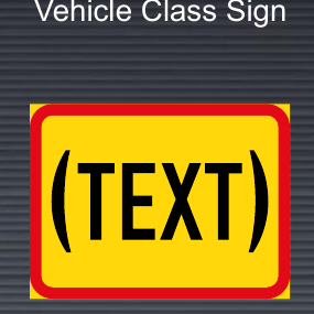 TR531 – Operator Identity (Words) Sign – Temporary
