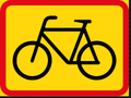TR561 Applies to Bicycles Sign – Temporary