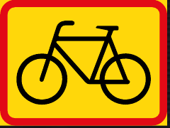 TR561 Applies to Bicycles Sign – Temporary